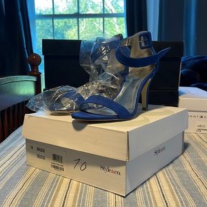 STYLE&CO Blue Heels